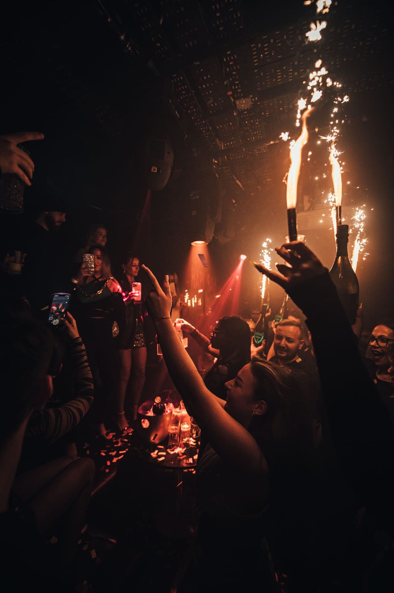 Smart dress code at a London nightclub with well-dressed guests arriving